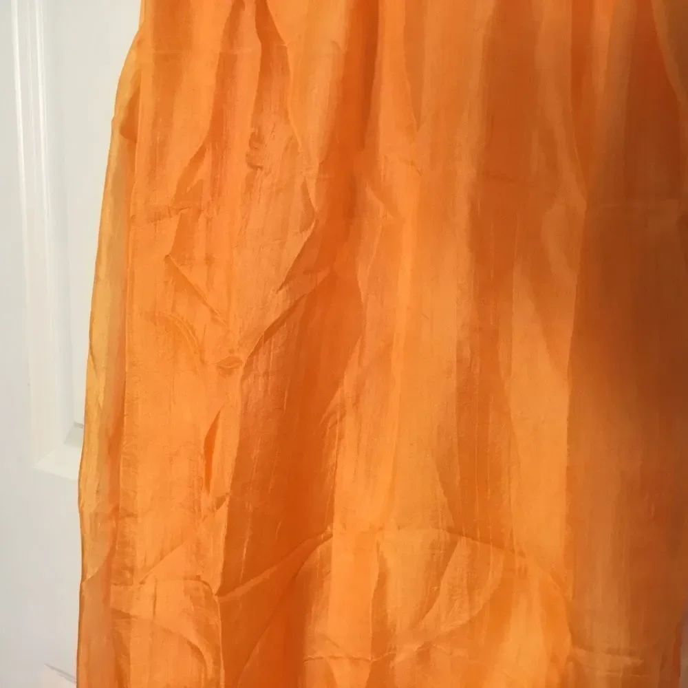 Women’s Orange Silk Scarf  See Details